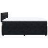vidaXL Cama box spring con colch&oacute;n terciopelo negro 160x200 cm