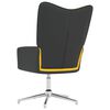 vidaXL Silla de relax terciopelo y PVC amarillo mostaza