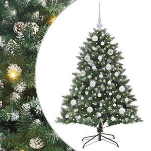 vidaXL &Aacute;rbol de Navidad artificial Verde 120 cm PVC, Pl&aacute;stico y Acero
