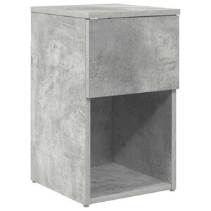 vidaXL Mueble cama Gris Hormig&oacute;n 29 x 31,5 x 49 cm