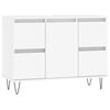 vidaXL Mueble de ba&ntilde;o madera de ingenier&iacute;a blanco 80x33x60 cm