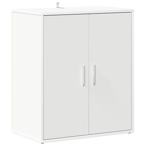 vidaXL Zapatero de madera de ingenier&iacute;a blanco 60x35x70 cm