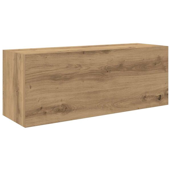 vidaXL Mueble de pared ba&ntilde;o madera ingenier&iacute;a roble artisan 80x25x30cm
