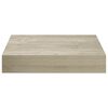 vidaXL Estantes flotantes de pared 2 uds MDF roble 23x23,5x3,8 cm
