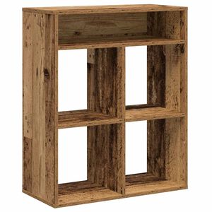 vidaXL Estanter&iacute;a madera ingenier&iacute;a madera envejecida 66x31x80 cm