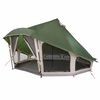 vidaXL Tienda Tipi Familiar con techo Manual Verde 508 x 470 x 300 cm
