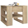 vidaXL Mesa de centro madera de ingenier&iacute;a roble Sonoma 55,5x55x45 cm