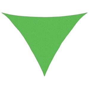 vidaXL Toldo de vela verde claro HDPE 160 g/m² 3x3x4,2 m