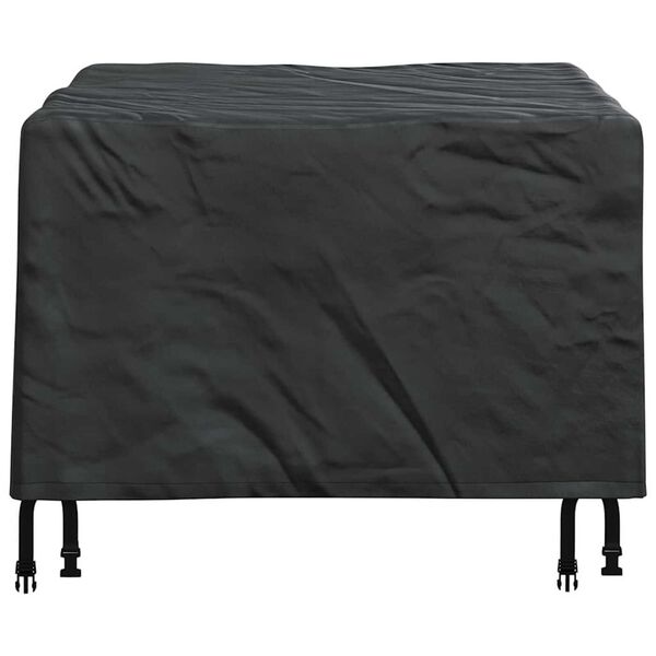 vidaXL Funda para muebles Liso Negro 82 x 82 x 50 cm tela
