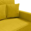 vidaXL Sof&aacute; de 2 plazas terciopelo amarillo 120 cm