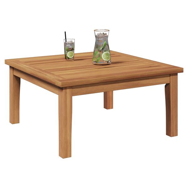 vidaXL Mesa de Jardín Marrón Madera maciza de Teca