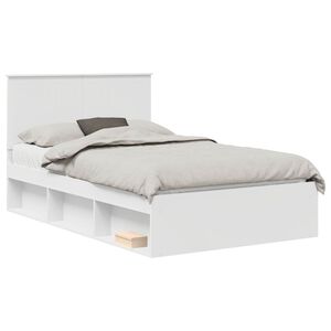 vidaXL Estructura de cama 120 x 200 cm Madera de pino macizo