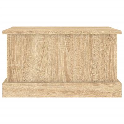 vidaXL Baúl almacenaje madera contrachapada roble sonoma 50x30x28 cm