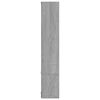 vidaXL Estanter&iacute;a de pared madera ingenier&iacute;a gris Sonoma 96x12x64 cm