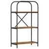 vidaXL Estante de libros Madera vieja 60 x 30 x 109 cm