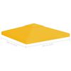 vidaXL Toldo de cenador 2 niveles 310 g/m² 3x3 m amarillo