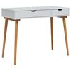 vidaxl Mesa Tocador FAUSKE Blanco 100 x 50 x 78 cm