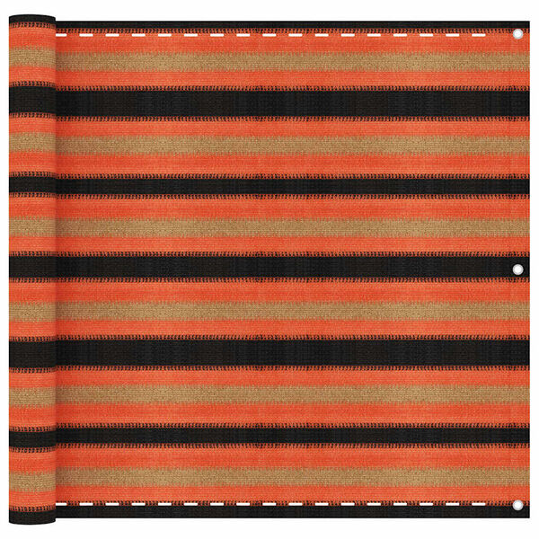 vidaXL Toldo para balc&oacute;n HDPE multicolor 90x500 cm