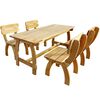 vidaXL Juego de comedor de jard&iacute;n 5 piezas madera de pino impregnada