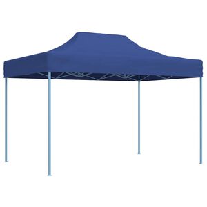vidaXL Carpa plegable profesional acero azul 3x4 m