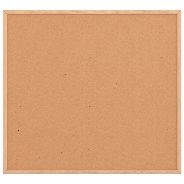 vidaXL Tablero de corcho con marco de madera de pino macizo 60x55 cm