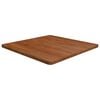 vidaXL Tablero de mesa cuadrada madera roble marr&oacute;n oscuro 70x70x2,5cm