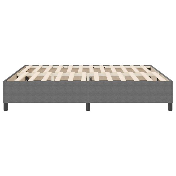 vidaXL Cama de plataforma Gris Claro 180 x 200 cm tela