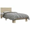 vidaXL Estructura de cama con cabecero Roble Sonoma 80 x 200 cm