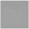 vidaXL Plato de ducha SMC gris 90x80 cm