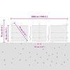 vidaXL Poste de Valla Verde 50 x 0,5 m (malla de 25 mm) Acero y PVC