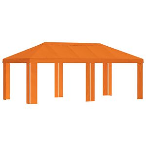 vidaXL Cubierta de gazebo 6 x 3 m Naranja Poli&eacute;ster 190