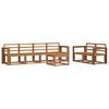 vidaXL Conjunto de sof&aacute;s de exterior 7 pcs Natural