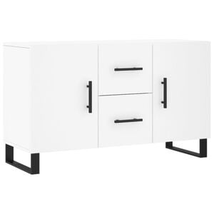 vidaXL Aparador de madera de ingenier&iacute;a blanco 100x36x60 cm