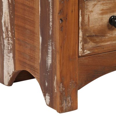 vidaXL Mueble con cajones madera maciza reciclada 60x30x75 cm