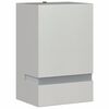 vidaXL Aplique de exterior de acero inoxidable plateado