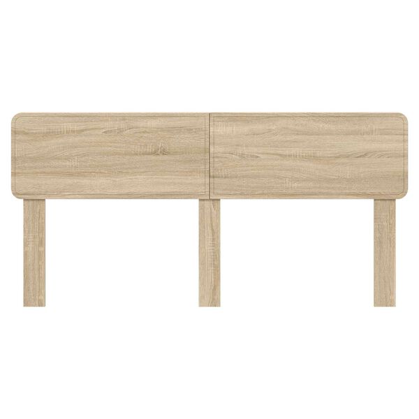 vidaXL Cabecero Roble Sonoma 180 cm Madera contrachapada
