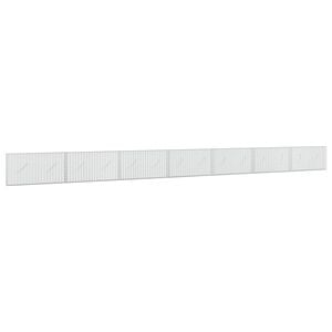 vidaXL Gabi&oacute;n con Alambre de 5 mm y Malla de 5x2,5 cm 700x10x50 cm
