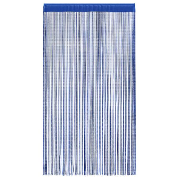 vidaXL Cortinas de flecos 2 piezas 140x250 cm azul