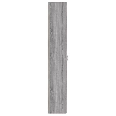vidaXL Armario de oficina madera contrachapada sonoma gris 60x32x190cm
