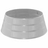 vidaXL Faldade&aacute;rboldeNavidad Cono Plateado &Oslash; 73 x 25,5 cm Pl&aacute;stico