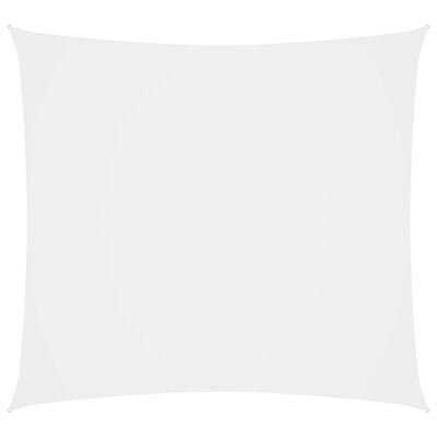vidaXL Toldo de vela rectangular tela Oxford blanco 3,5x4,5 m