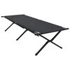 vidaXL Cama de Camping Plegable Negro 210 x 80 x 46 cm Tela Oxford