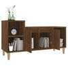 vidaXL Mueble para TV madera contrachapada marrón roble 100x35x55 cm