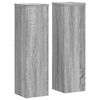vidaXL Soportes de plantas 2 uds madera gris Sonoma 17x17x60 cm