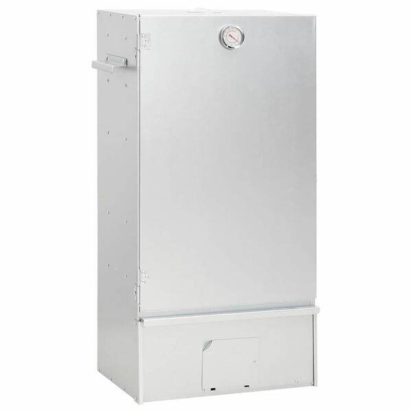 vidaXL Horno ahumador astillas madera acero galvanizado 44,5x29x83 cm