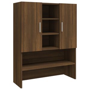 vidaXL Armario para lavadora color roble marr&oacute;n 70,5x25,5x90 cm