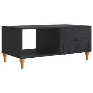 vidaXL Mesa de Caf&eacute; Negro 90 x 50 x 40 cm Madera de Ingenier&iacute;a