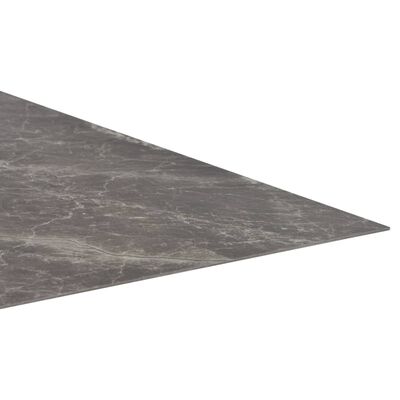 vidaXL Lamas para suelo de PVC autoadhesivas mármol negro 5,11 m²