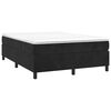vidaXL Estructura de cama con somier terciopelo negro 140x190 cm