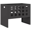 vidaXL Hoguera Negro 50 x 30 x 40 cm Acero